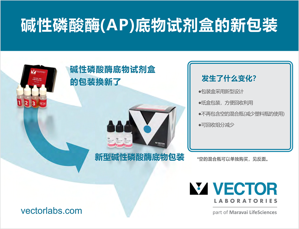 堿性磷酸酶（AP）底物試劑盒更換包裝通知